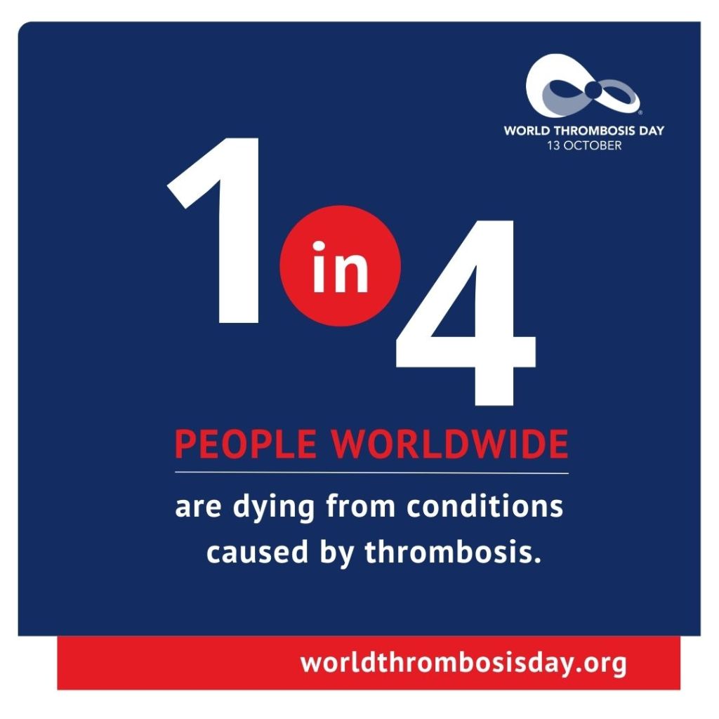 World Thrombosis Day - Be Blood Clot Aware!